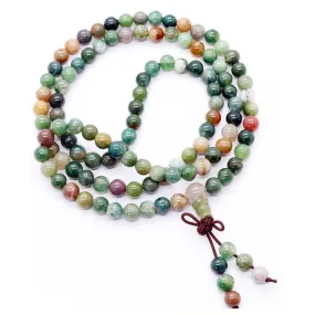 108 Prayer Tibetan Buddhist Mala Necklace Buddhism Beads Meditation Necklace