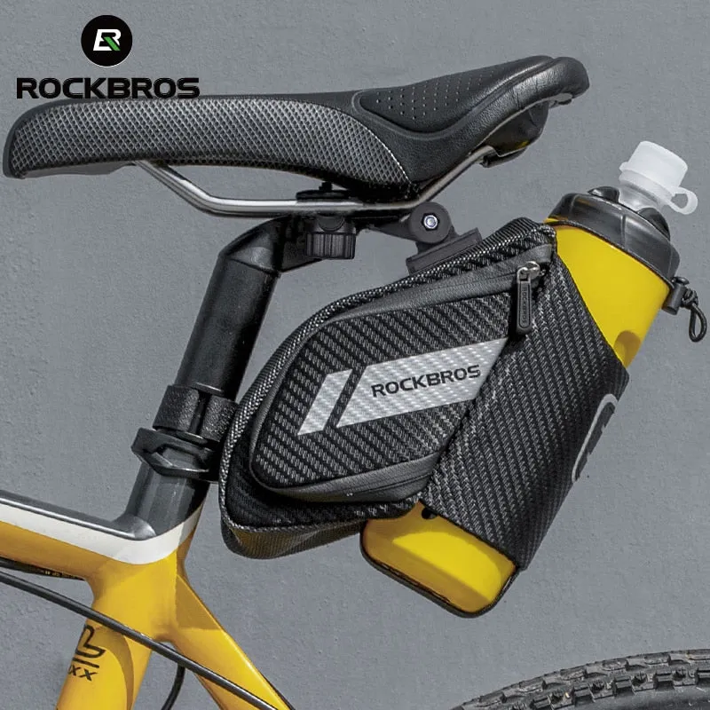 1.5L Bicycle Bag Water Repellent Durable Reflective MTB Road Bike With Water Bottle Pocket Bike