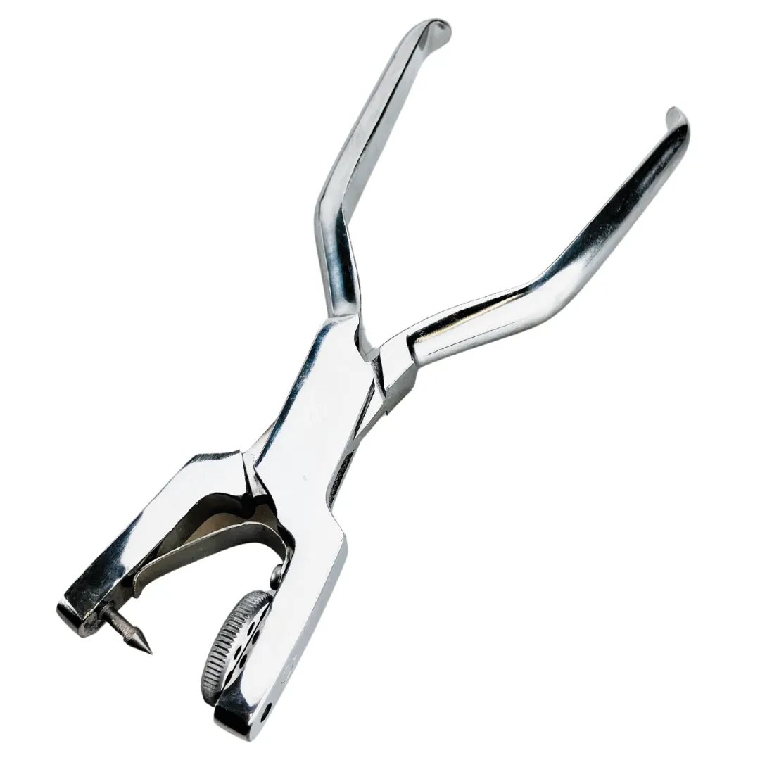 6.25" Hole Punch For Leather And Other Fabrics With Dial-A-Size Feature And Sharp Needle  - S8-17501