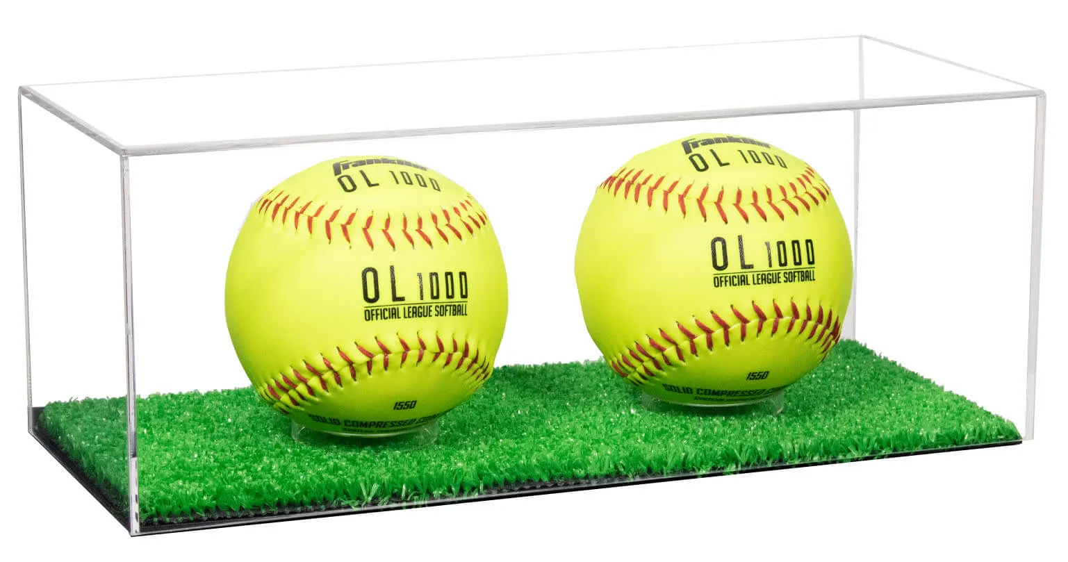Acrylic Softball Display Case - Better Display Cases (V63/A116)