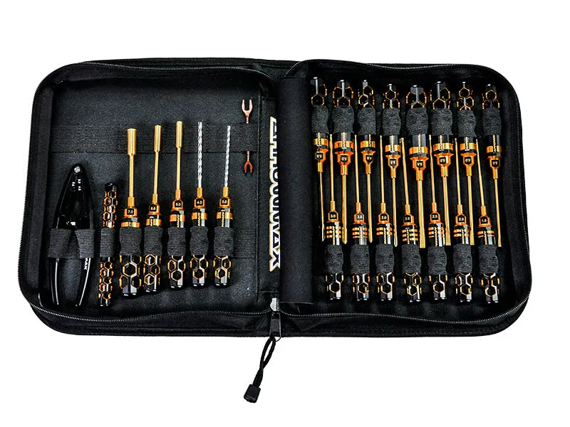 ARROWMAX AM Toolset (23Pcs) With Tools Bag Black Golden