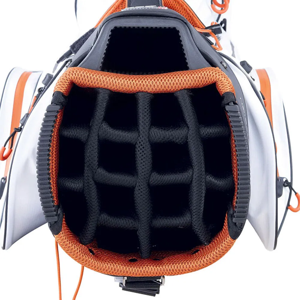 Big Max Dri Lite Sport Cart Bag - White/Black/Orange