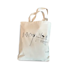 Billy Martin "Water illies" Tote Bag - Graphic Score