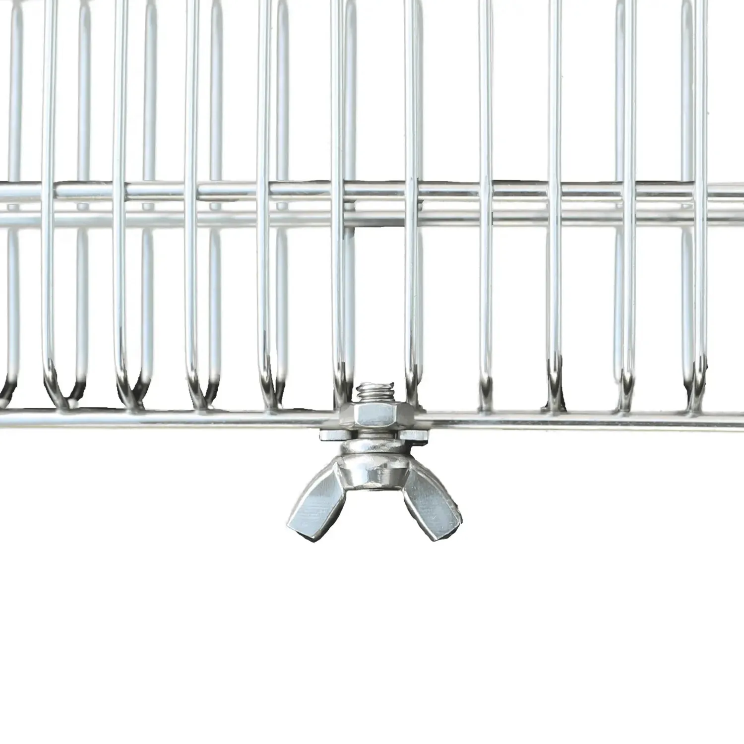 Brazilian Flame Flat Rotisserie Grill Basket - Beef & Poultry
