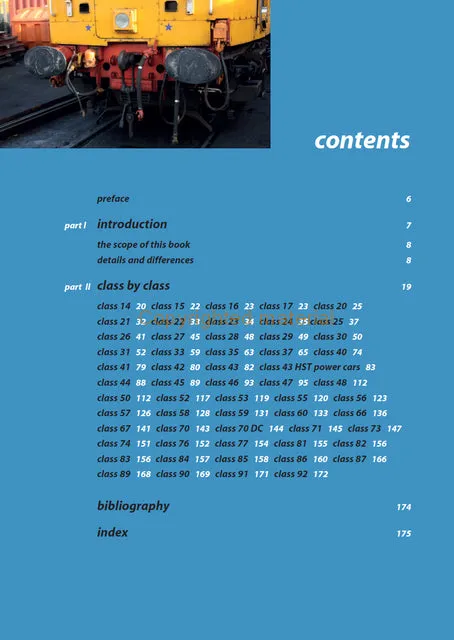 British Rail Main Line Locomotives Specification Guide