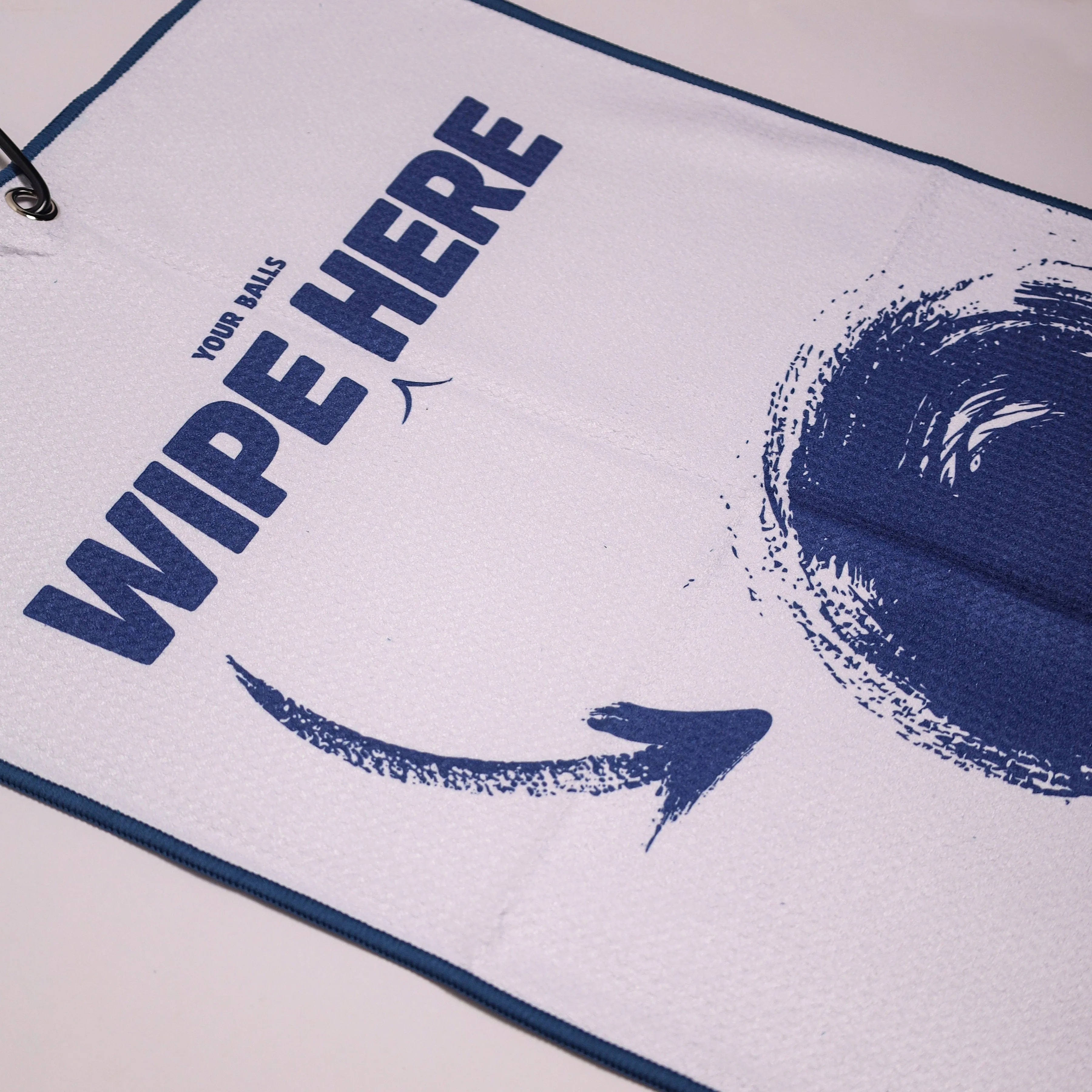 CA Waffle Golf Towels | Wipe Here