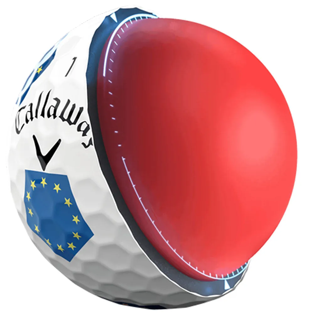 Callaway Chrome Soft Truvis - Ryder Cup EU Limited Edition Balls