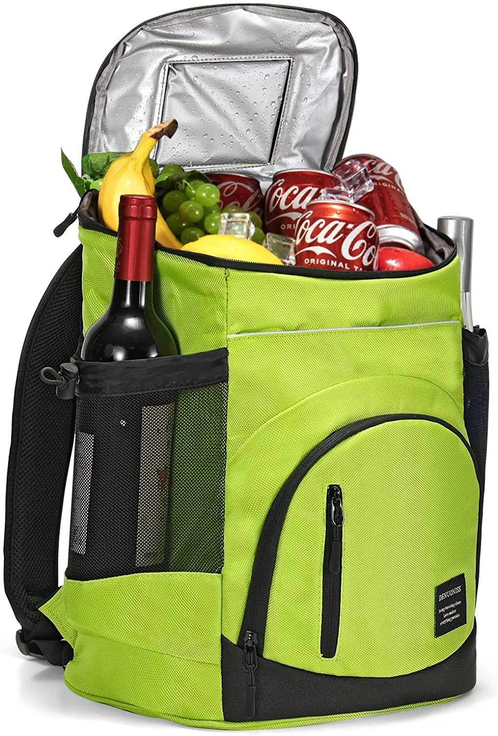Cooler Backpack-30 Cans Insulated Bag Cooler Leakproof,Collapsible Soft Waterproof Backpack Cooler for Camping/Travel/Beach