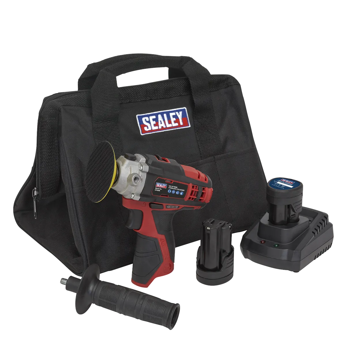 Cordless Polisher Kit ¯71mm 12V - 2 Batteries