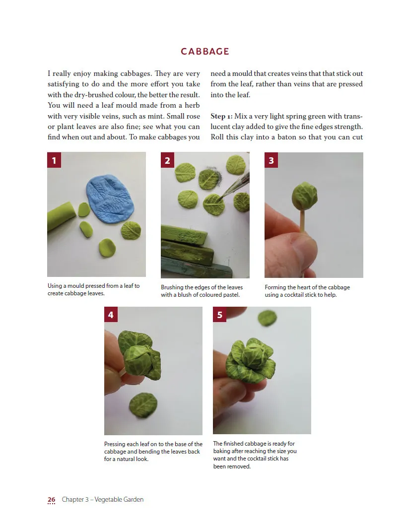 Creating Miniature Food for Dolls' Houses
