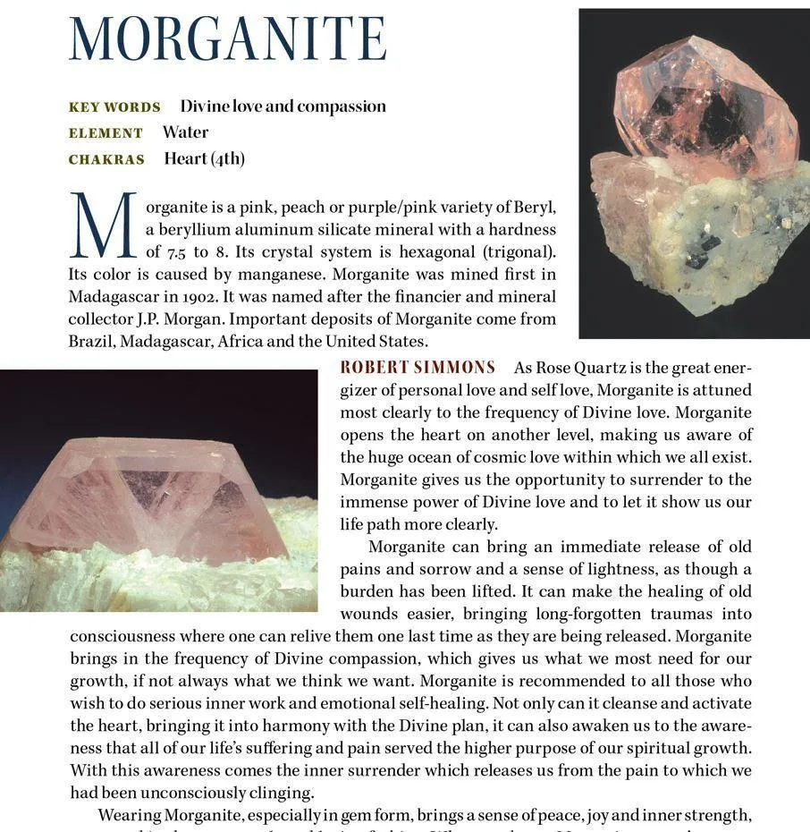 Danburite Morganite Infinite Eye Crystal Pendant