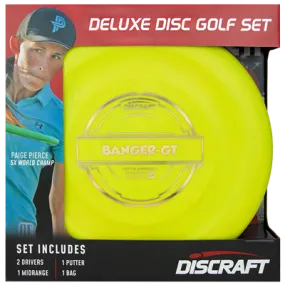 Deluxe Disc Golf Set with Bag
