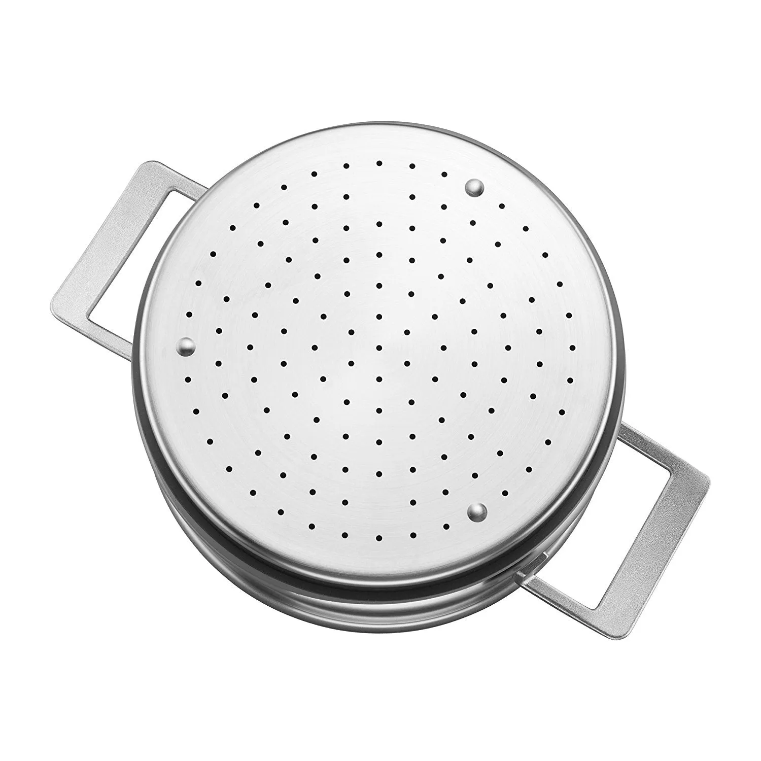 Demeyere Industry 5-Ply 5.5-qt Stainless Steel Steamer Insert (Fits 8-qt Stock Pot & 5.5-qt Dutch Oven)