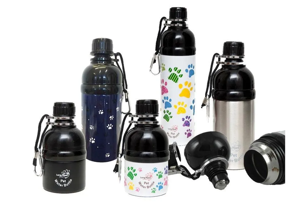 Dog Water Bottle, Lick 'n Flow, Navy Friend 750ml