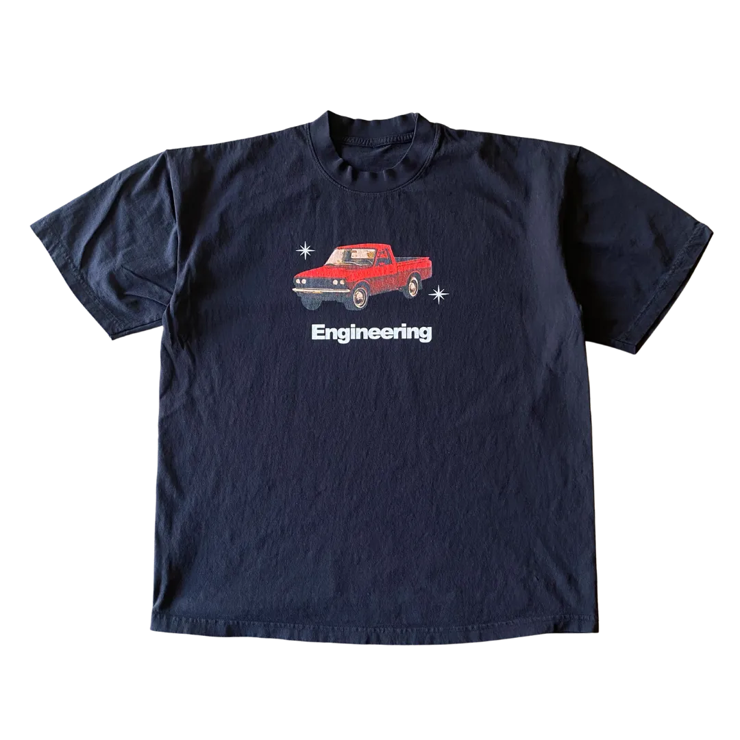 Engineering Red Truck Tee