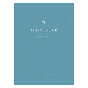 ESV Economy Bible Large Print Blue (Paperback)