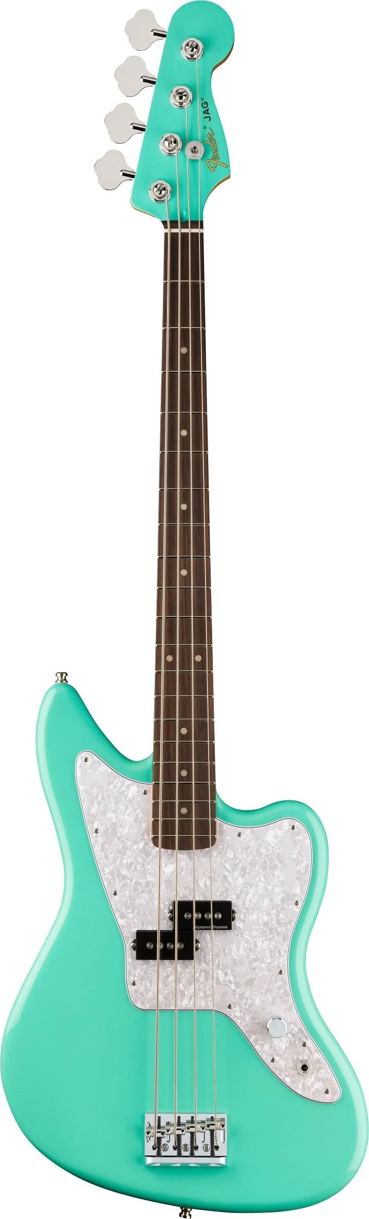 Fender Limited Edition Mark Hoppus Jaguar Bass Sea Foam Green w/Rosewood Fingerboard, Padded Gig Bag