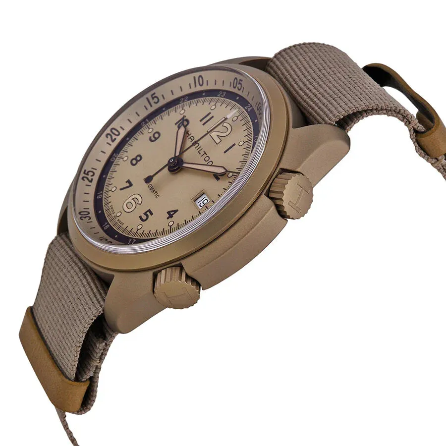 HAMILTON - Khaki Aviation Pilot Pioneer Aluminum | H80435895