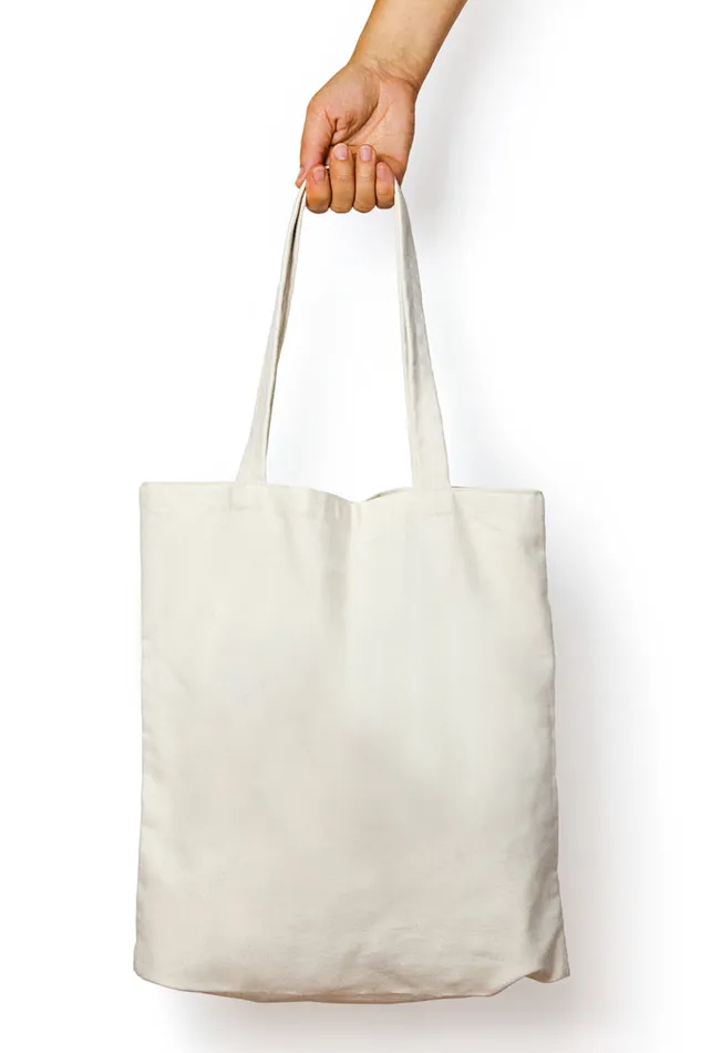 Hand Pressed Flora Tote Bag