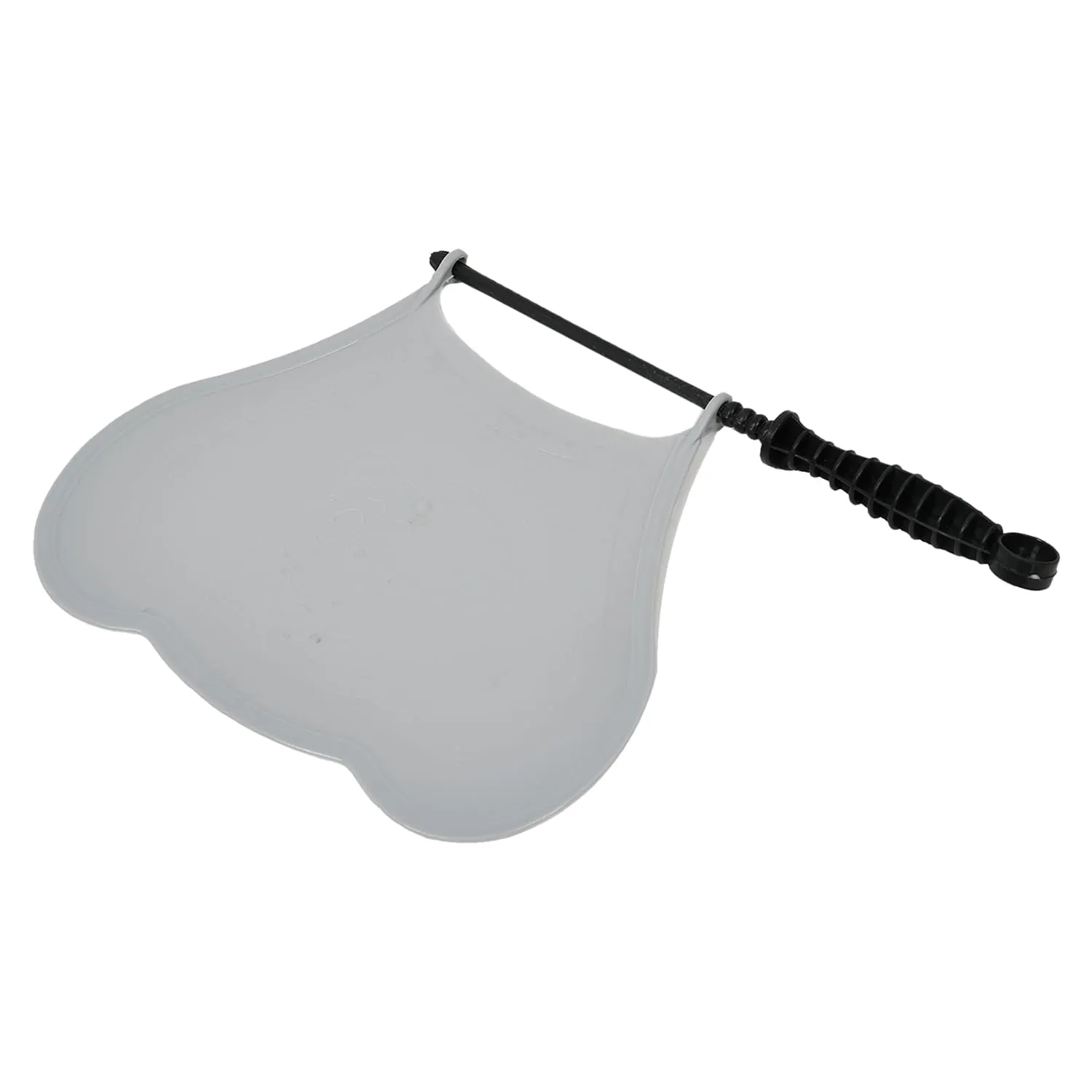 Heart Home Hand Fan | Plastic Hath Pankha | Hand Fan for Summer | Beejna for Natural Air | Caty Fan | Useful for Travel | Hand Fan for Cool Air | Gray