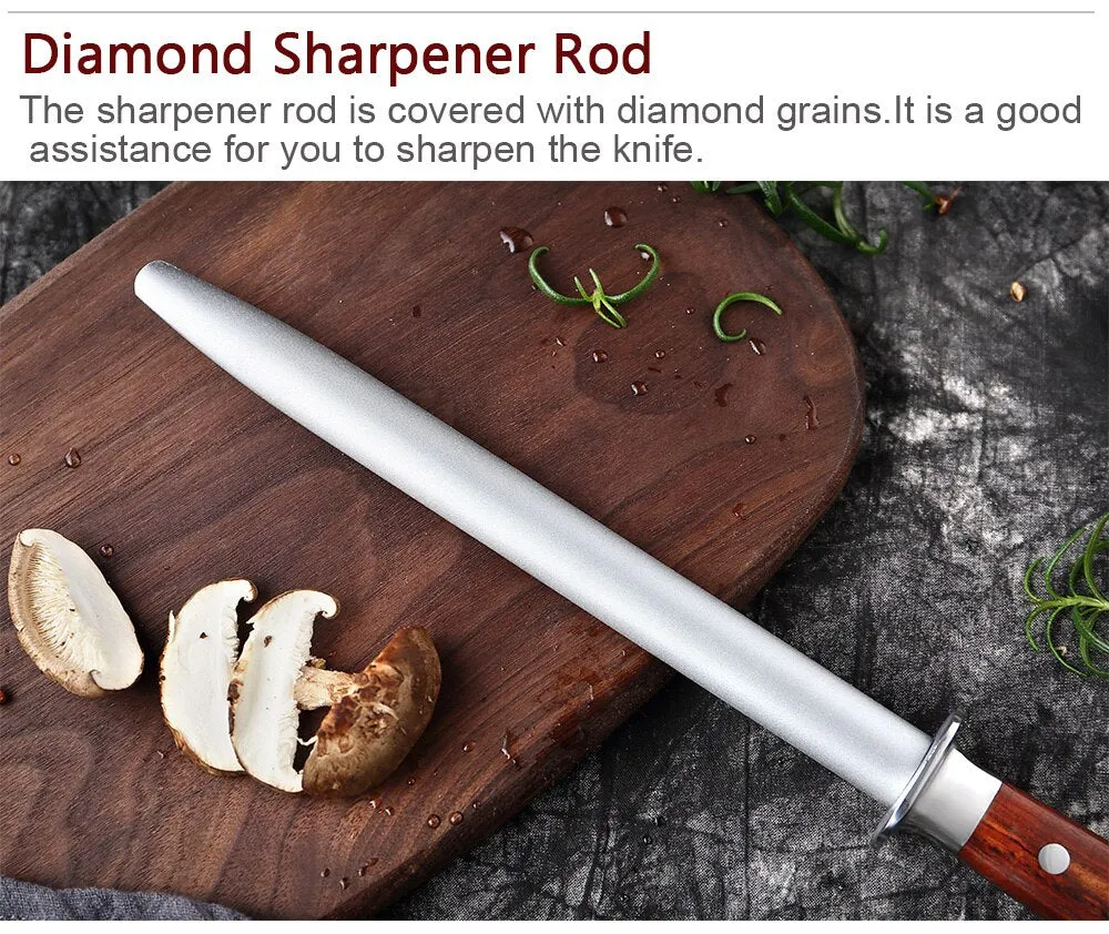 High Carbon Steel Diamond Sharpening Stick