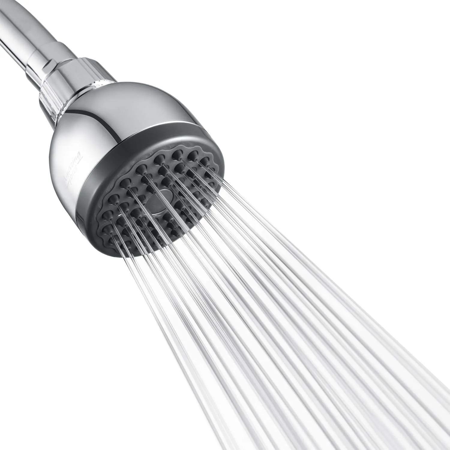 High Pressure Shower Head 3 in, Anti-clog Fixed Showerhead Chrome