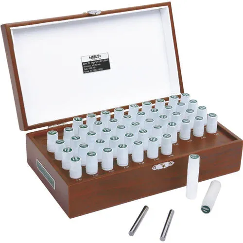 Insize (8.5-9MM) 51 Pin Gauge Set 4166-9, DIN 2267 Grade 1 HRC62-65,  - 1 μm