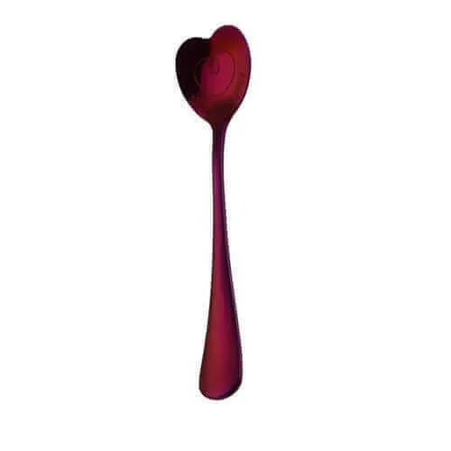 ISHOWTIENDA Colorful Heart Shape Spoon 401