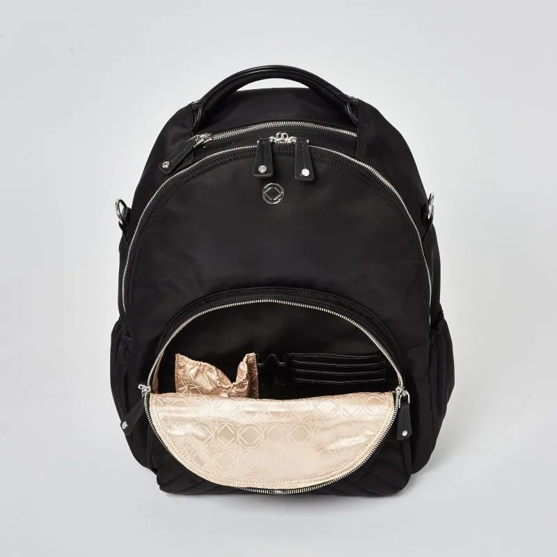 Joy XL ECO Quilt Black Recycled Nylon Backpack