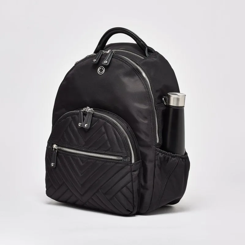 Joy XL ECO Quilt Black Recycled Nylon Backpack