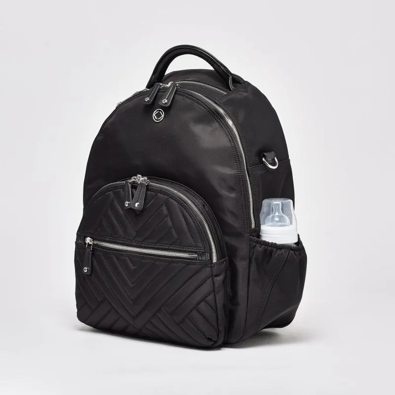 Joy XL ECO Quilt Black Recycled Nylon Backpack