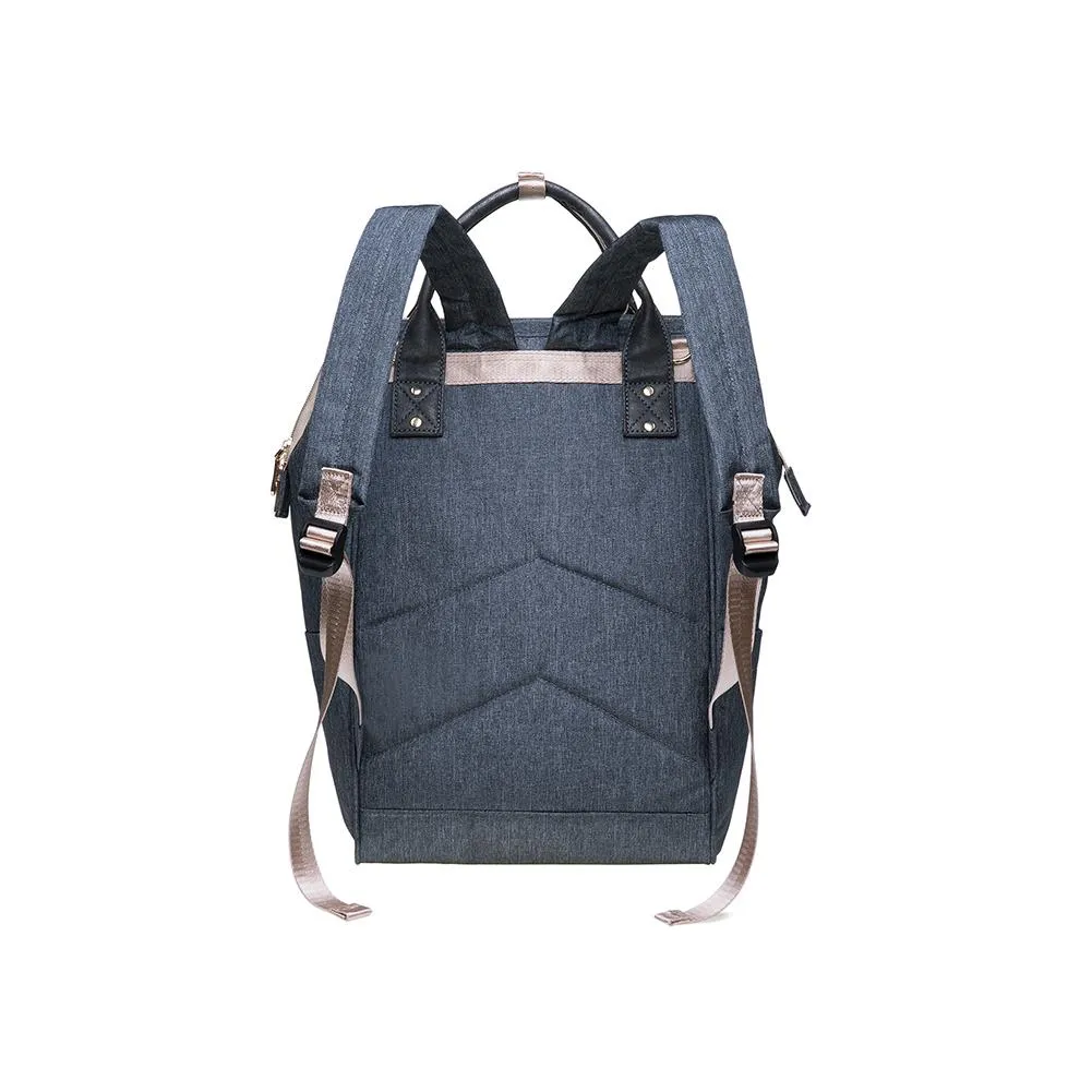 KAUKKO Diaper Bag Backpack with Pacifier Holder and Stroller straps - for Mom and Dad, Waterproof, one size, KT03 ( New York Gray ）