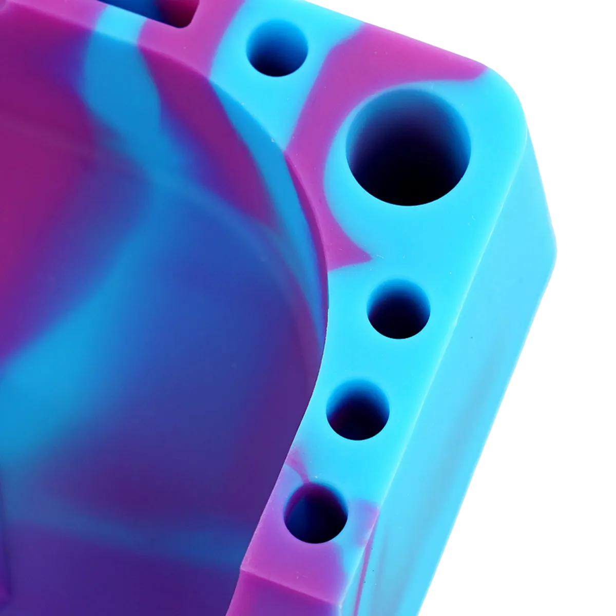 Kaya Multi-Purpose Dabbing and Smoking Station Square Silicone Ashtray