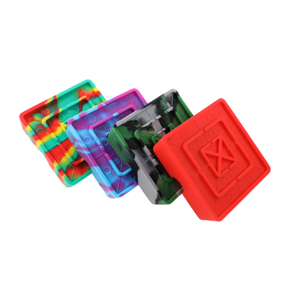 Kaya Multi-Purpose Dabbing and Smoking Station Square Silicone Ashtray