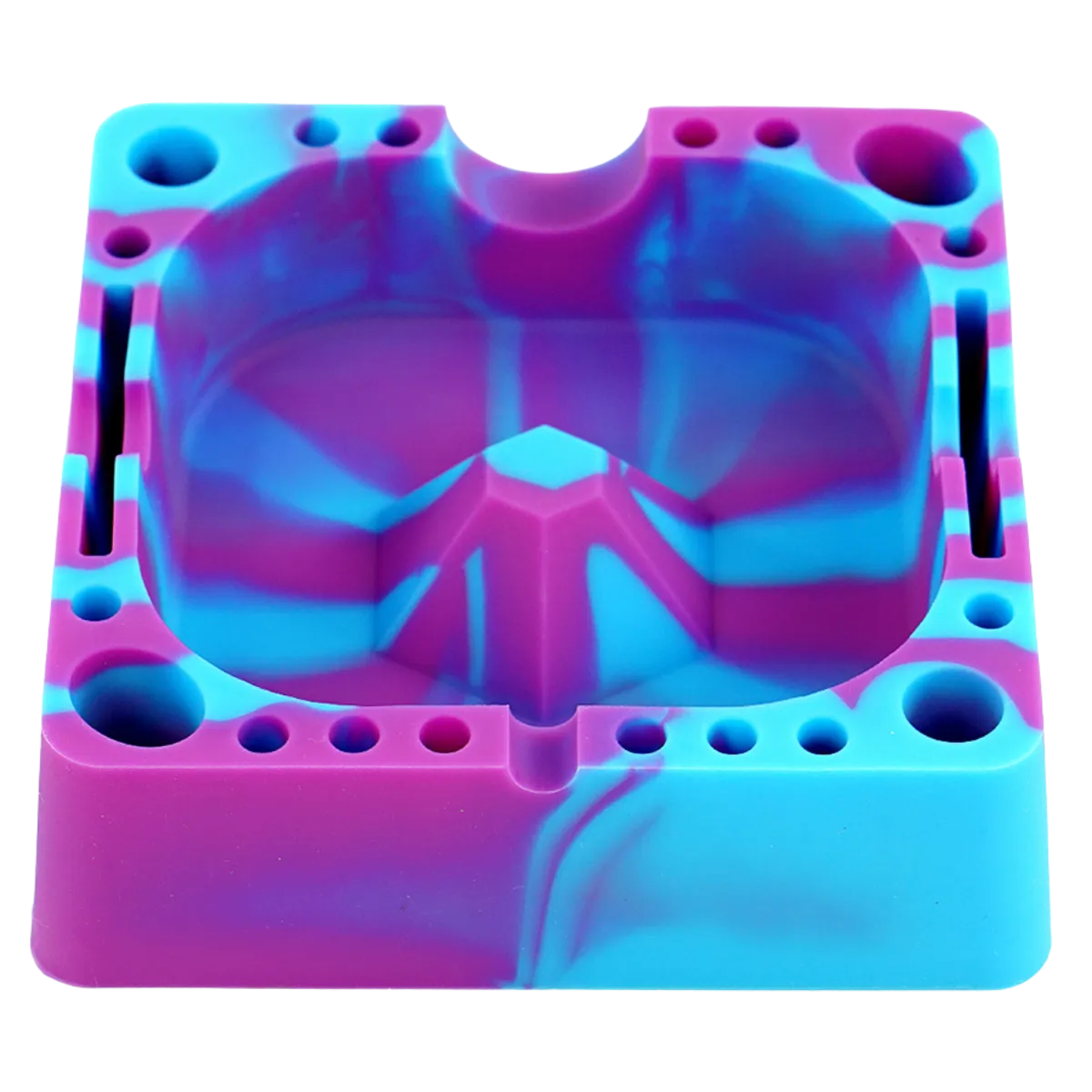 Kaya Multi-Purpose Dabbing and Smoking Station Square Silicone Ashtray