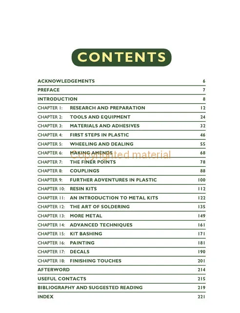 Kit Building for Railway Modellers Vol 1