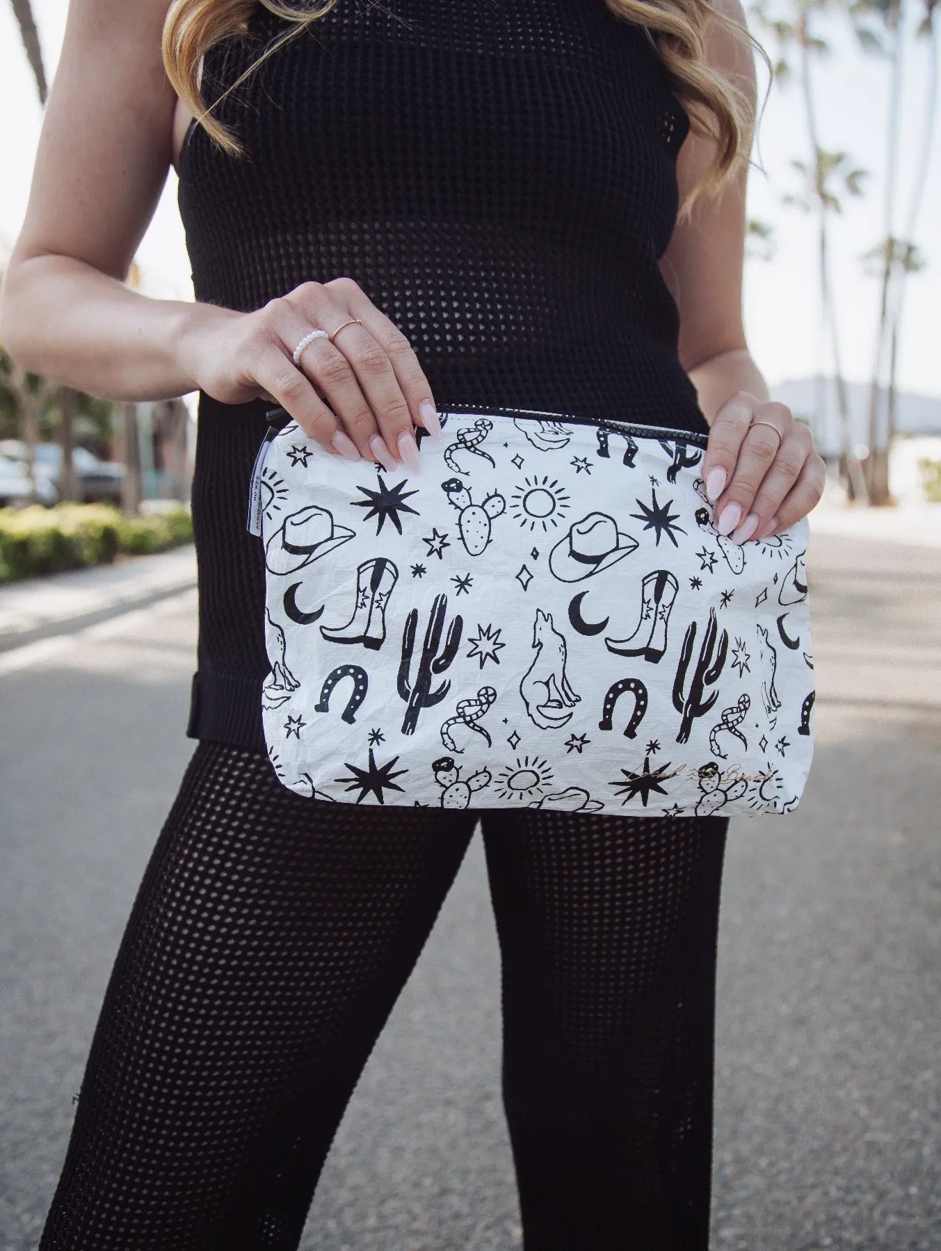 Local Beach Western Water Resistant Pouch
