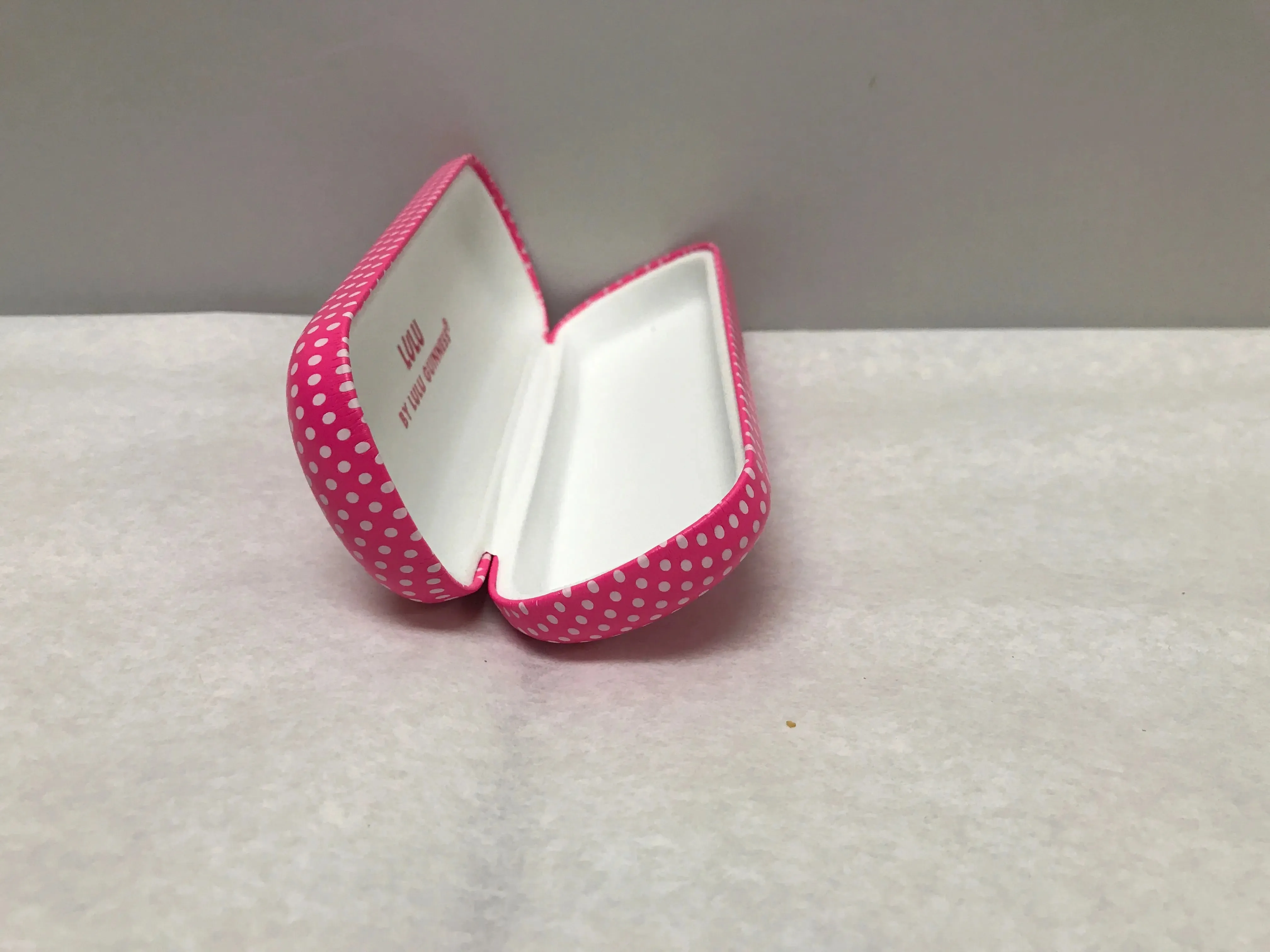 Lulu by Lulu Guinness Optical Pink Polka Dots Eyeglasses Hard Case | KMOPT-14