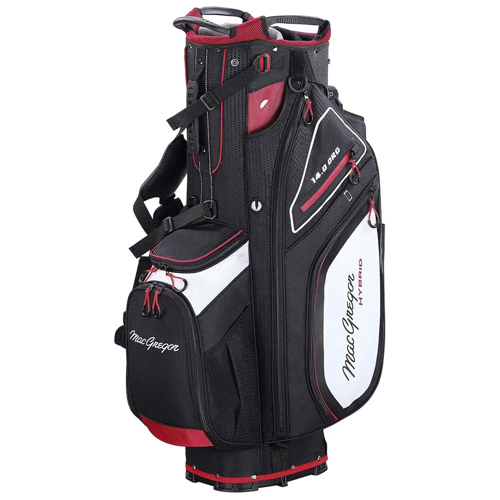 MacGregor Paramount Hybrid 14 Cart/Stand Bag - Black/Red