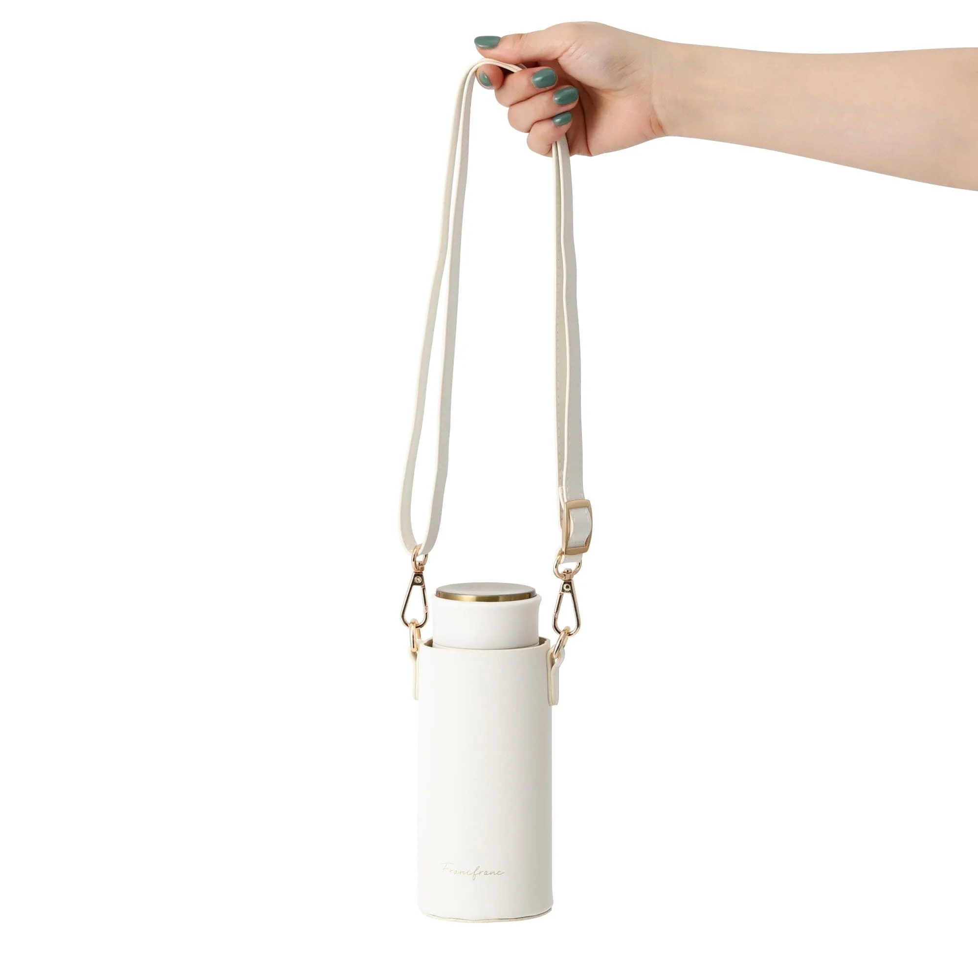 Matte Stainless Bottle Holder Set 350Ml White