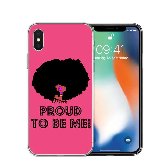 Melanin natural iPhone phone case