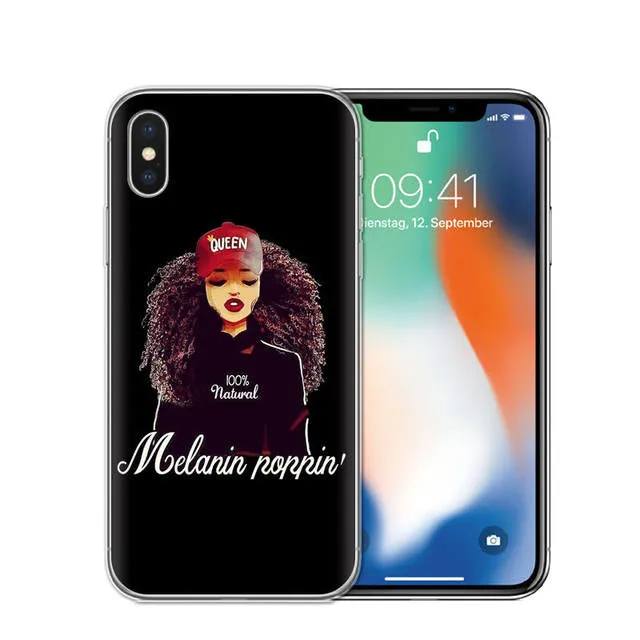 Melanin natural iPhone phone case