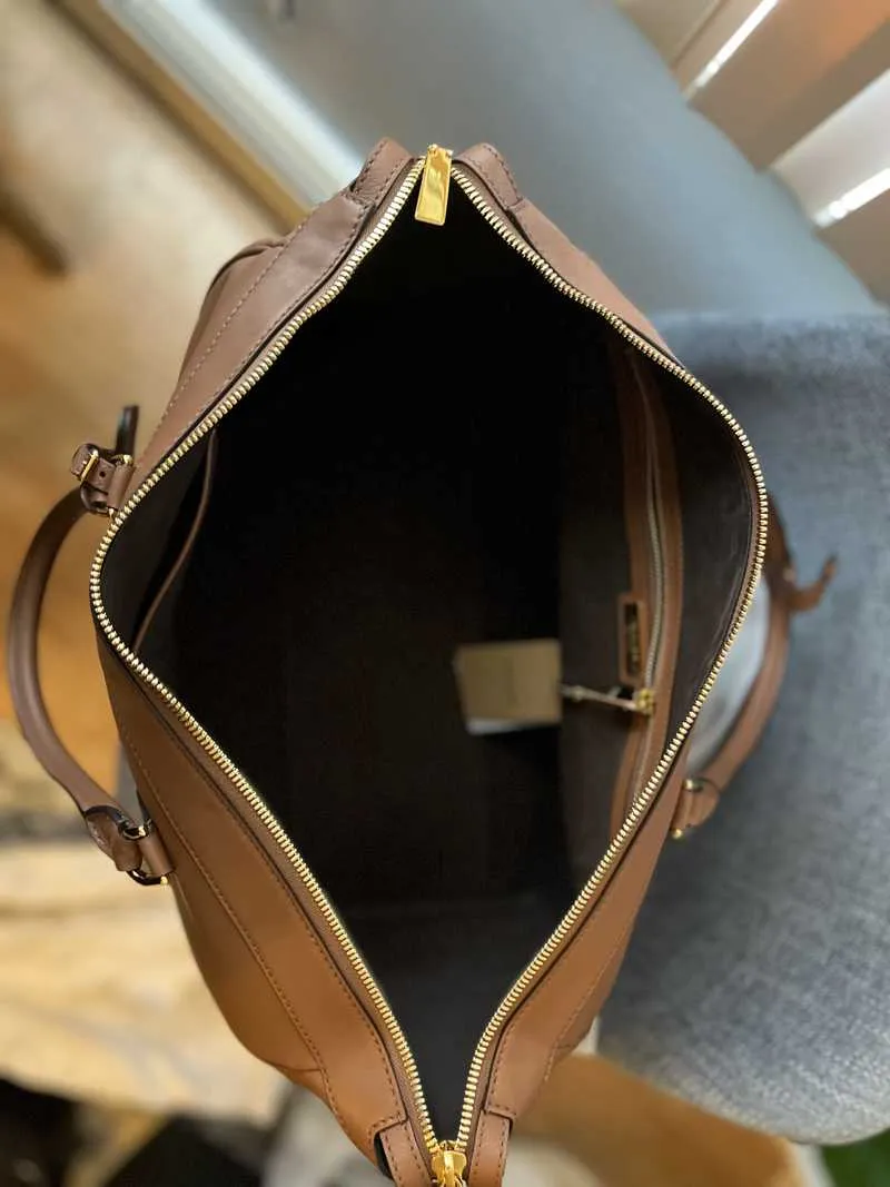 MKC x 007 Bond Leather Duffel Bag