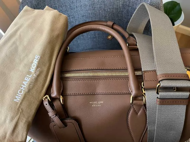 MKC x 007 Bond Leather Duffel Bag