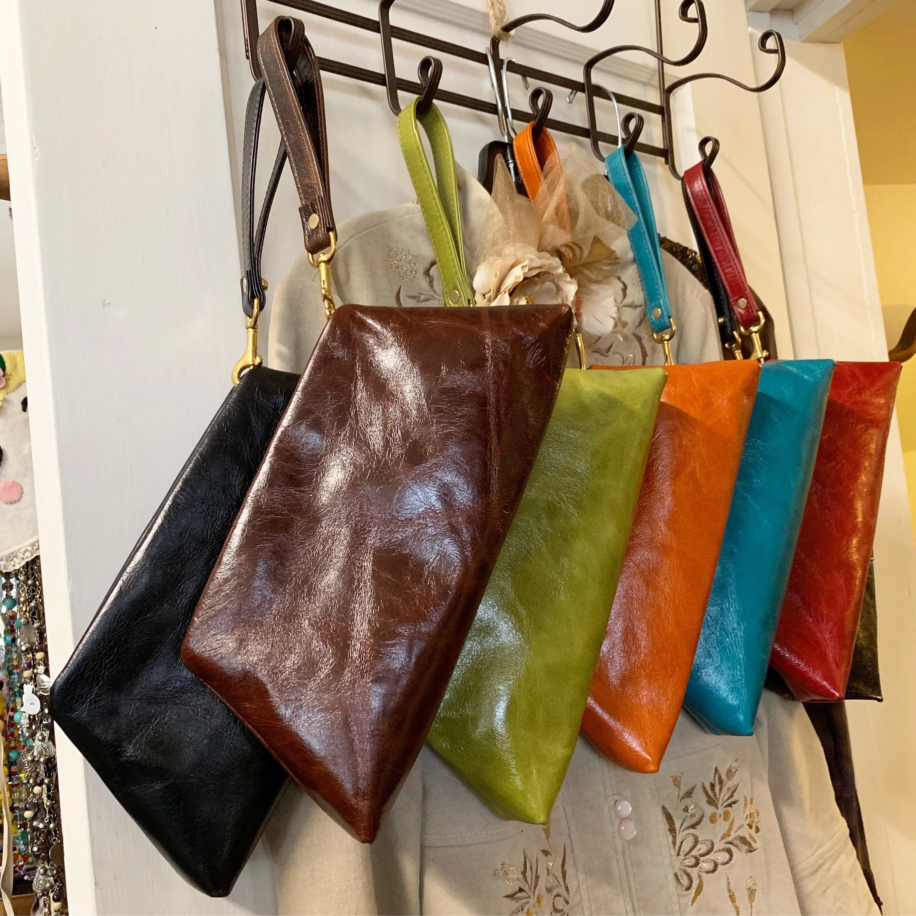 Nina Clutch in Espresso by Offhand Designs
