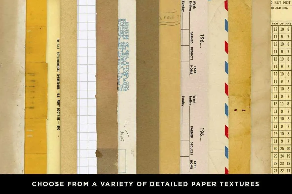 Paper Artifacts | Texture & Ephemera Bundle