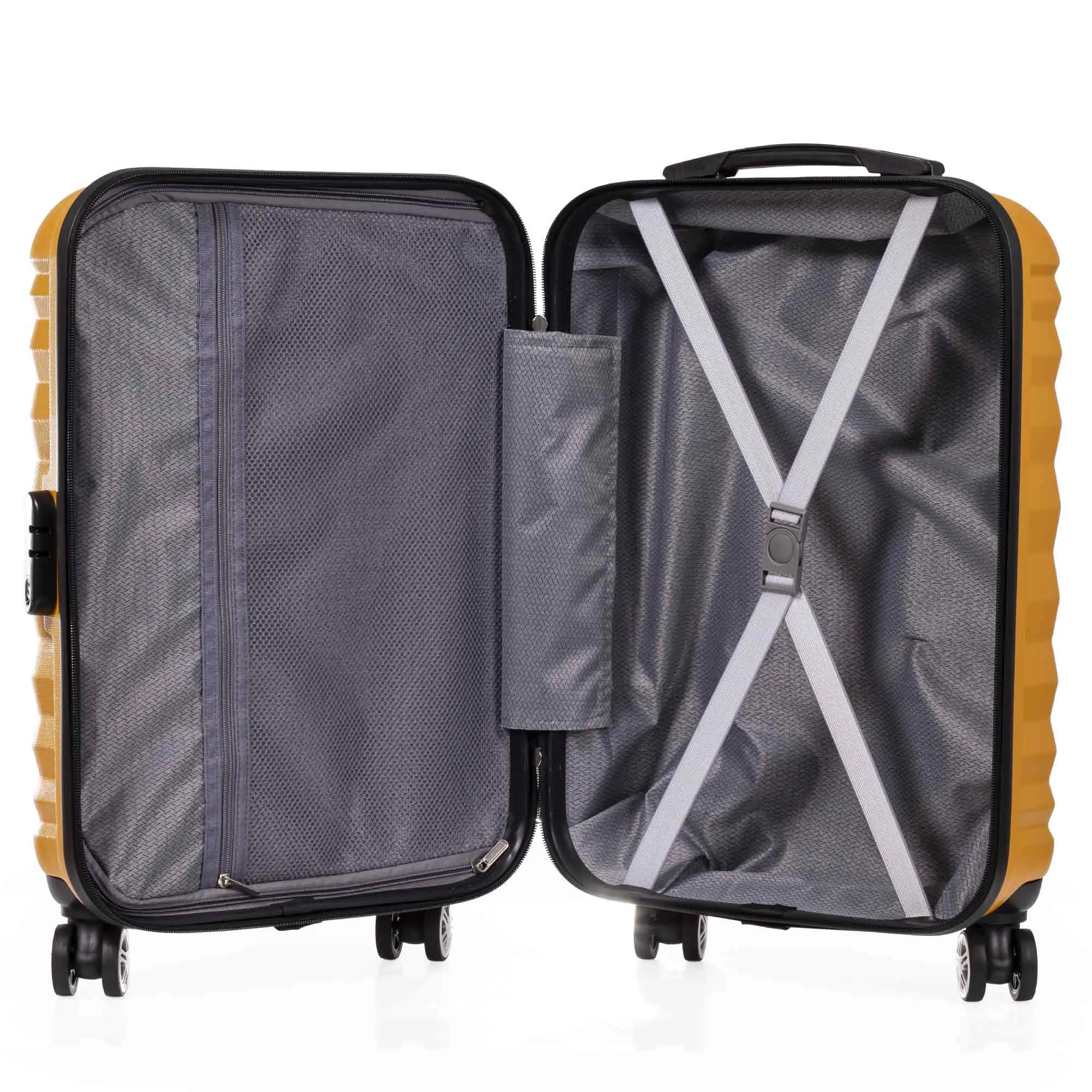 Pierre Cardin Trolley Case- Yellow