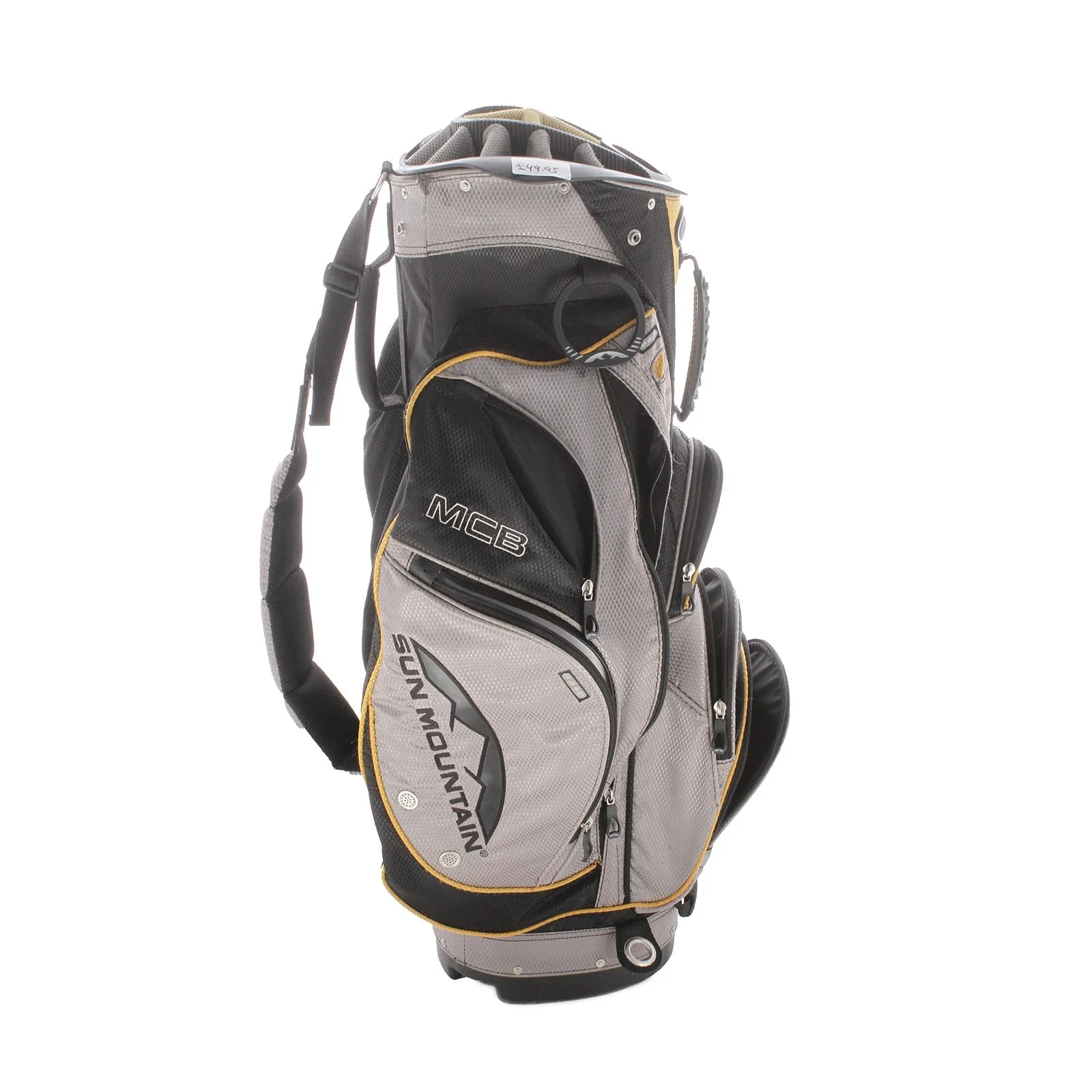 Sun Mountain MCB Cart Bag - Black/Grey/ Yellow