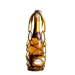Swags String Bottle Bag Gold