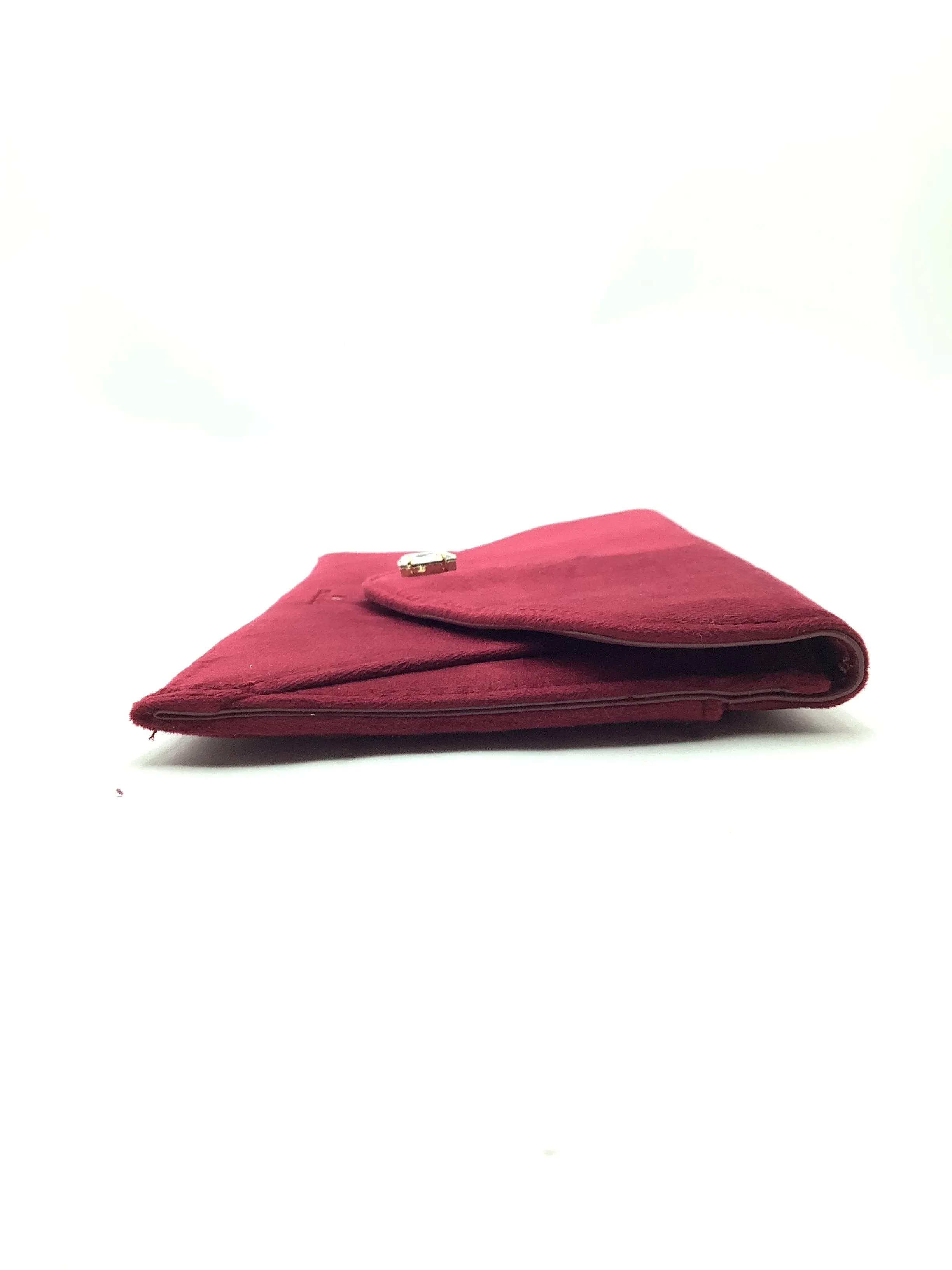 Swarovski Women's Envelope Clutch Bag Maroon